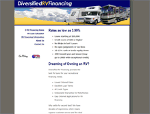 Tablet Screenshot of drvfinancing.com